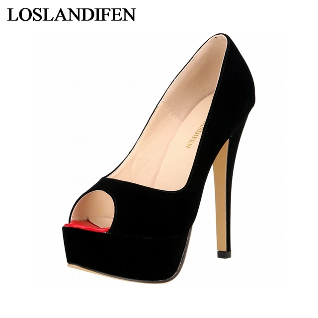 red bottom heels open toe