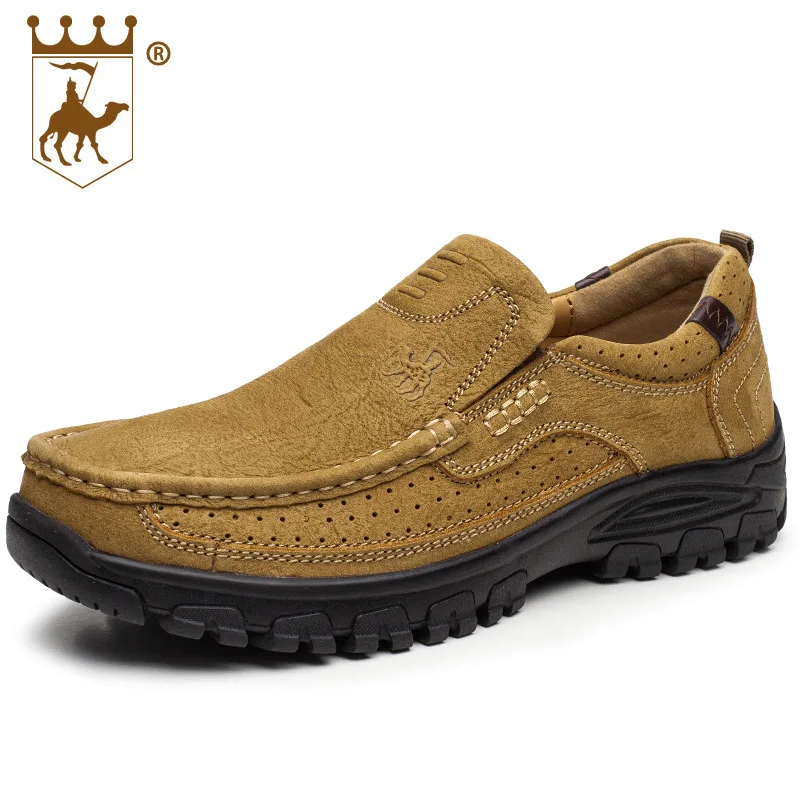 

BACKCAMEL New Toe Cowhide Comfortable Shoes Outdoor Leisure Shoes Brand High-quality Dermal Genuine Leather shose Size 38-45
