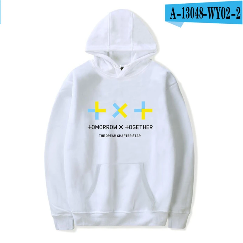 

2019 Kpop Clothing Tomorrow X Together Hoodie Women Kpop Style Oversized Tracksuit Hooded Hoodies Women Pullover Streetwear