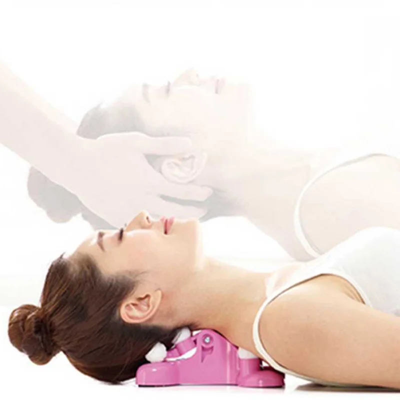Шейное тяговое массажное Расслабление спины растягивающее оборудование Расслабление шеи тяга женский массажер облегчение боли массажер для шеи