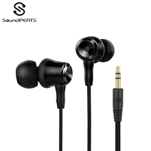 SoundPEATS 3.5mm In-Ear Wired Earphone Music Earbuds Stereo Gaming Earphone For Iphone Xiaomi Smartphones Headset