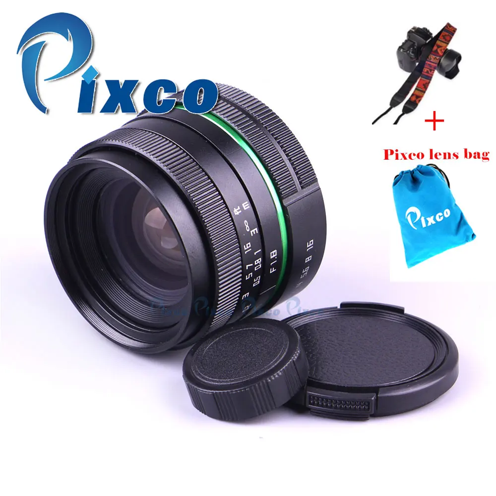 

Pixco Suit For 16mm C Mount for Micro 4/3 Camera 25mm F1.8, APS-C Television TV Lens/CC TV Lens + Lens Bag+Camera Straps