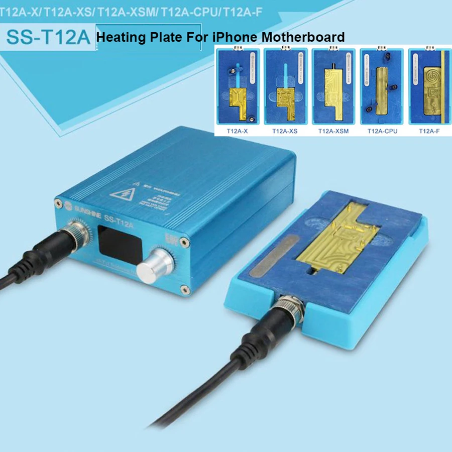 SS-T12A для iPhone х плата стратифицированная Отопление стол 185 градусов точной быстрое разделение разборки на платформе