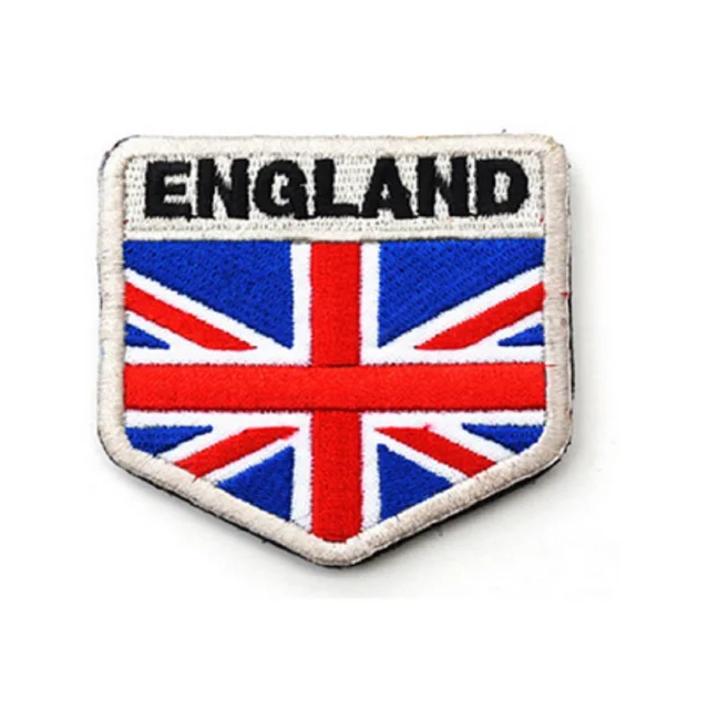 10pcs/lot Embroidered patches 3D The British flag patch Union Jack