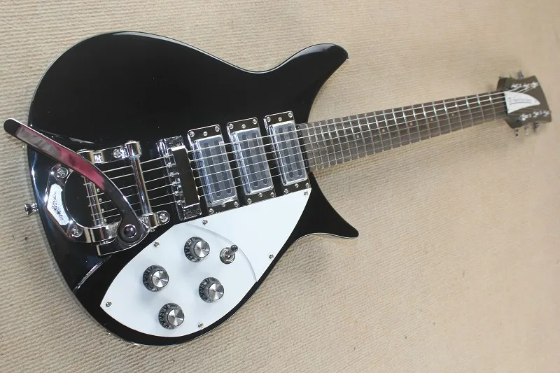 

Accept Custom Any Wood Any Style Electr Electric Guitar Guitarra 6 String PiceaTP 3 Pick Up DIY White Black Circle