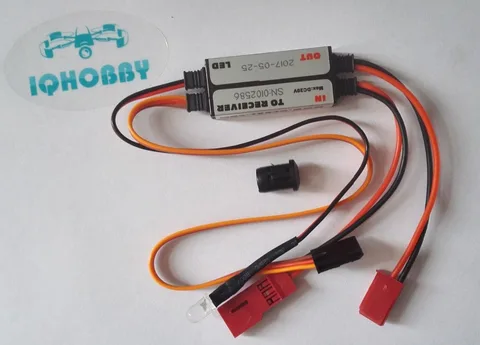 Free Shipping Rcexl Opto Gas Engines Remote Kill Switch K1 V20 for RC Model Gasoline Airplane title=