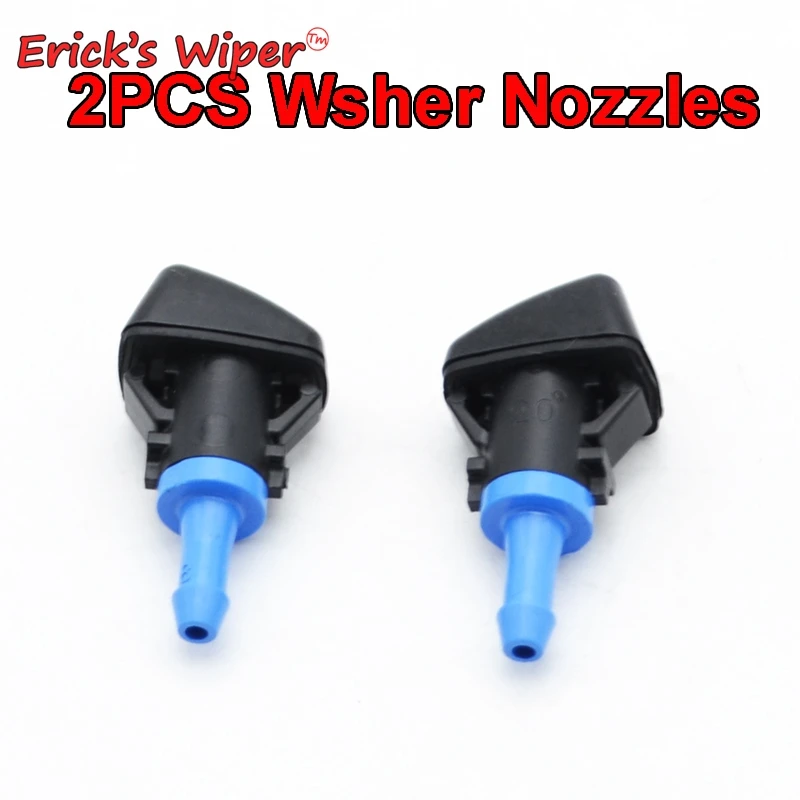 

Erick's Wiper 2Pcs Front Windshield Wiper Washer Jet Nozzle For Jeep Patriot Compass 2008 2009 2010 2011 2012 2013 2014 2015 16