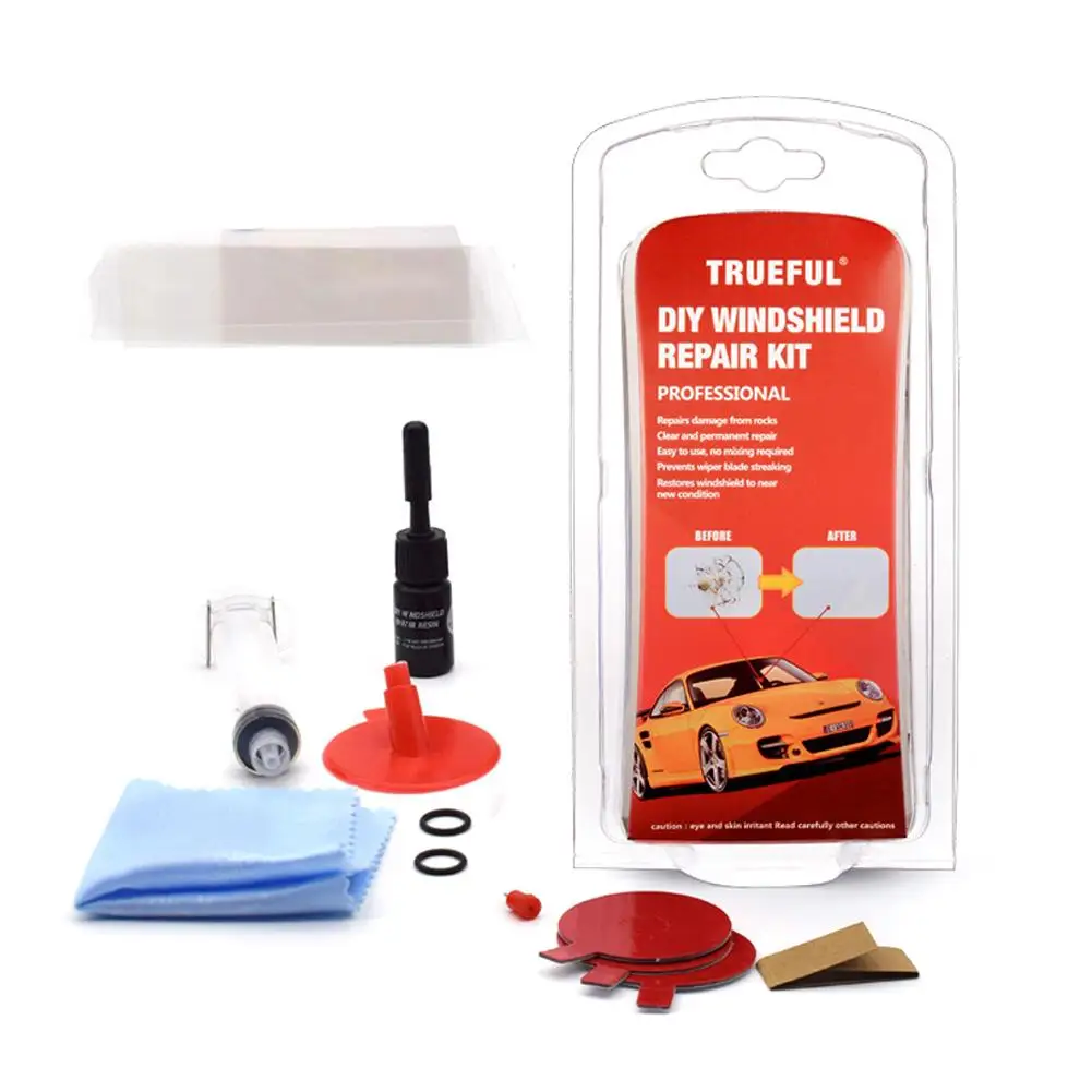 Car Windshield Repair Kits Car Window Repair Tools Windscreen Glass Scratch Crack Restore Window Screen Polishing Car-styling - Цвет: Red