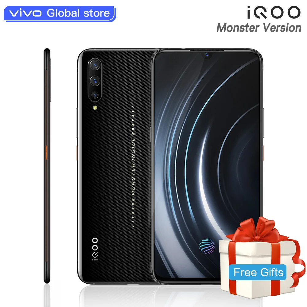 monste Version celular iQOO Mobile Phone Snapdragon 855 NFC Type-C 4000mAh 44W Fast Charge Cool 4D Game Smartphone monste Version celular iQOO Mobile Phone Snapdragon 855 NFC Type-C 4000mAh 44W Fast Charge Cool 4D Game Smartphone