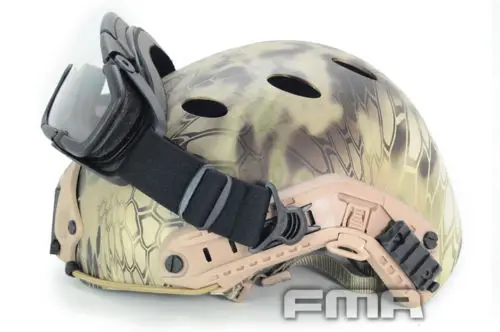 FMA для пейнтбола защитные очки SI-Ballistic-Goggle для шлема черный/Пустынный TB423/TB424