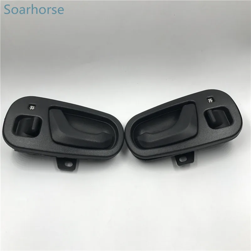 Black Inside Interior Inner Door Handle Right REAR//FRONT for 92-94 Metro Swift