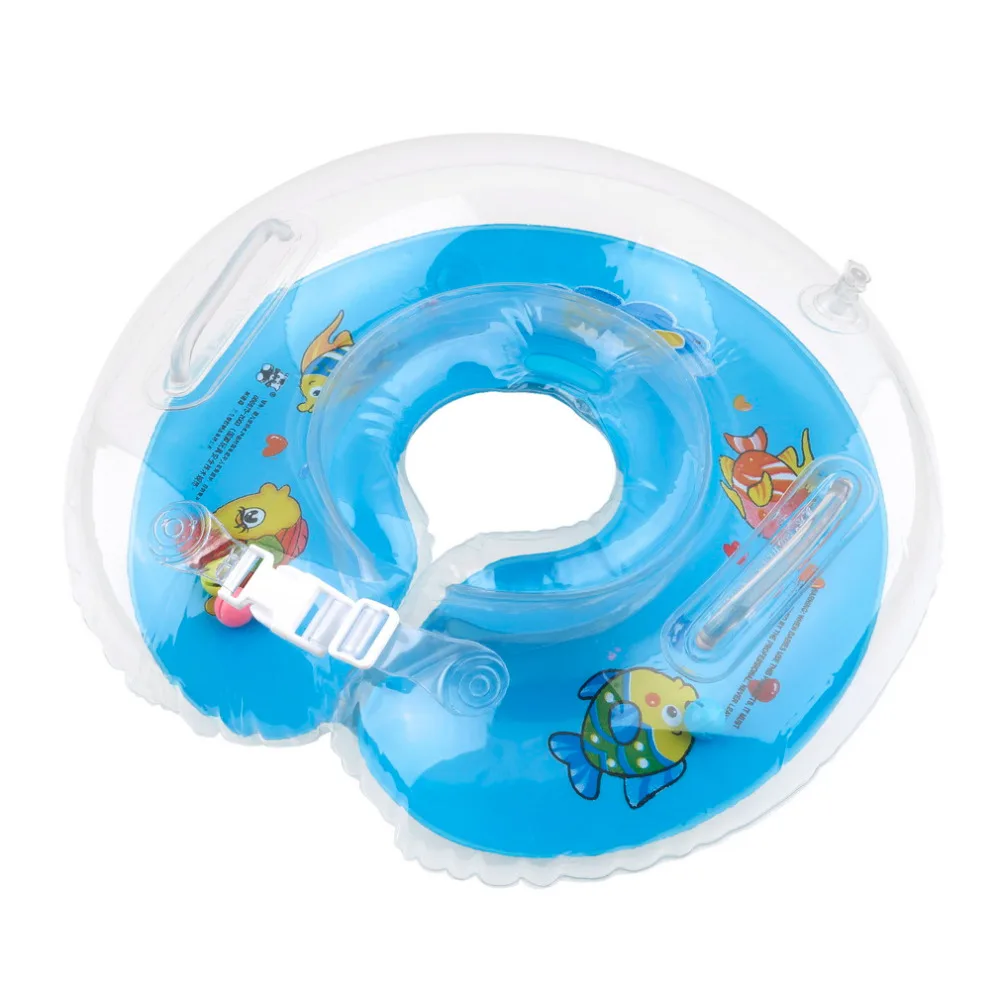 

1pcs Tube Swimming Ring Safety Baby Aids Infant Swimming Neck Float Inflatable Color send random for 1-18 months