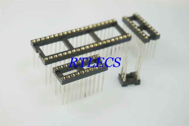 QUARKZMAN 20x DIP-IC-Sockel 20-Pin – 2,54 Mm Raster, Zweireihig, Lötanschluss, Für Breadboard & PCB