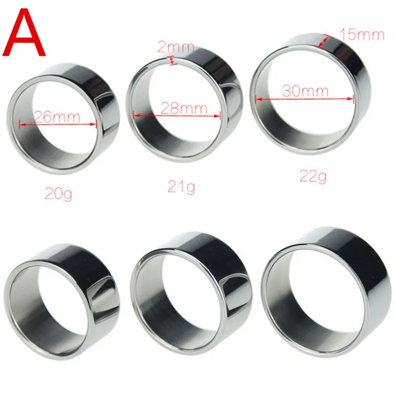 26mm 28mm 30mm Glans Ring Penis Sleeves Foreskin Correction Ring Male Sex  Ring Delay Cockring Sex Toy for Men Stainless Steel 18 - AliExpress