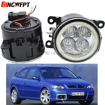 

2x Super Bright Angel Eyes White Blue Led Fog light For Opel Vauxhall Astra OPC G 2002 2003 2004