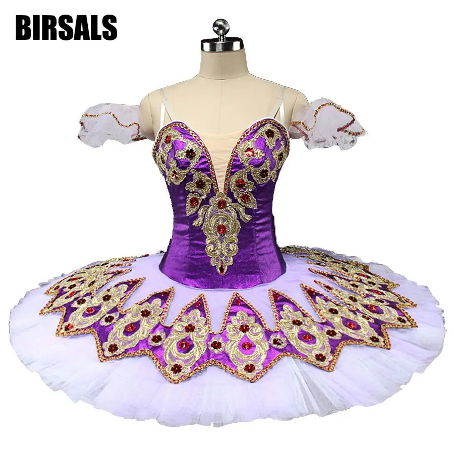 Purple Classic Ballet Costume Tutu Dance Professional Ballet Tutu