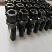 Pytitans бренд Gr5 титановые Колесные гайки M14* 1,25 M14* 1,5 Красочные Титановые Болты 20 шт для продажи цена со скидкой