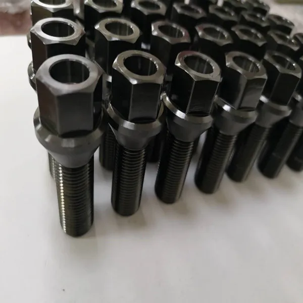 

Pytitans Brand Gr5 Titanium Wheel Lug Nut of Car M14*1.25 M14*1.5 Colorful Titanium Bolt 20pcs For Sale Discount Price