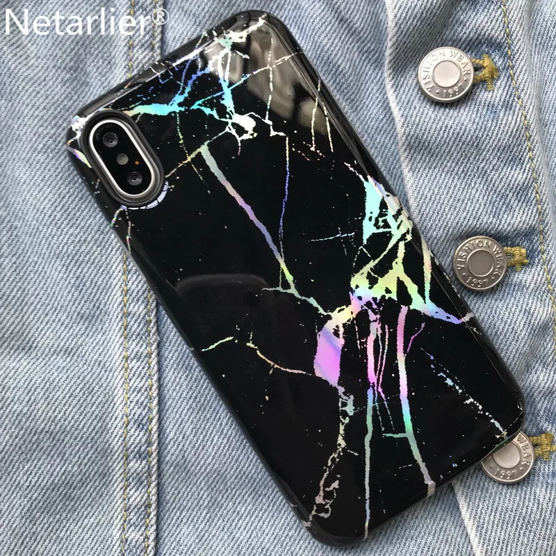 Чехол для телефона Netarlier Модный глянцевый чехол из ТПУ с полным покрытием iphone