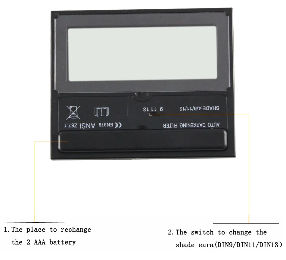 Автоматическое затемнение/затенение Сварочная маска/шлем/сварочный колпачок для сварщика работает TIG MIG MMA/ZX7 сварочный аппарат и плазменный резак