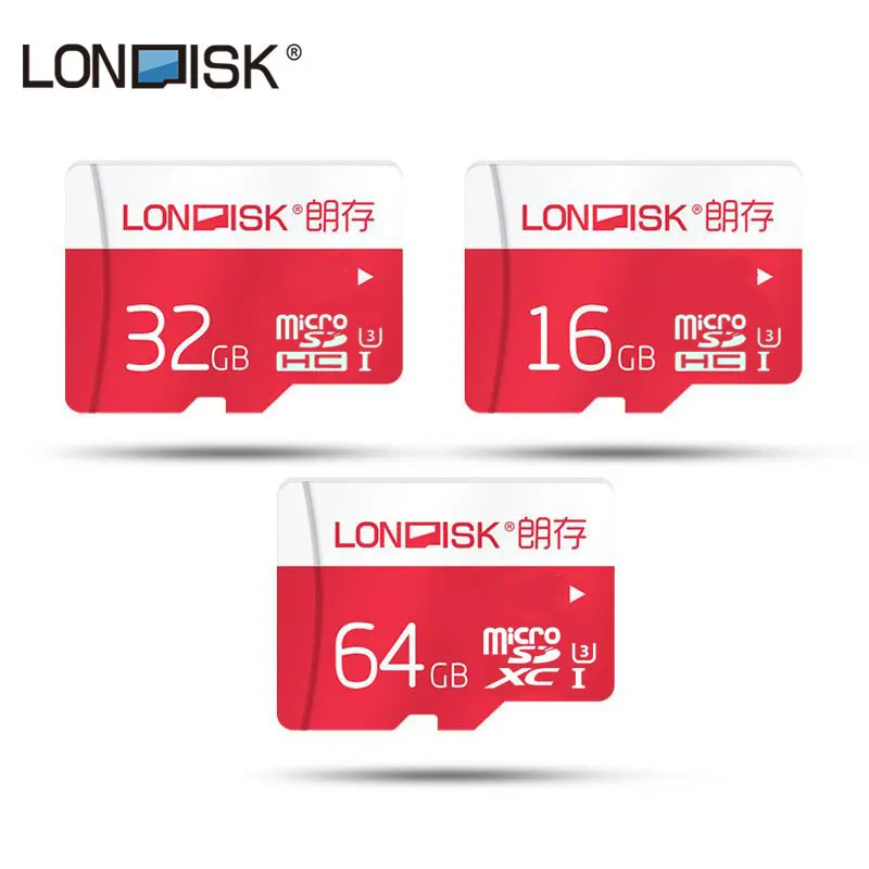 

Londisk 2016 New Arrival 16GB 32GB 64GB Memory Card /Micro SD Card 64GB Flash Cards SDXC Microsd UHS-3 for Smartphone