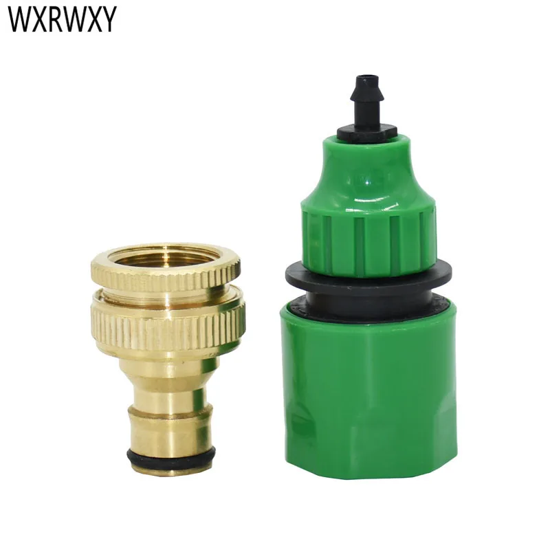 

1/4 3/8 inch hose quick connector Telescopic G1/2 G3/4 Copper connector 4/7 8/11 irrigation hose tap water fittings 1pcs