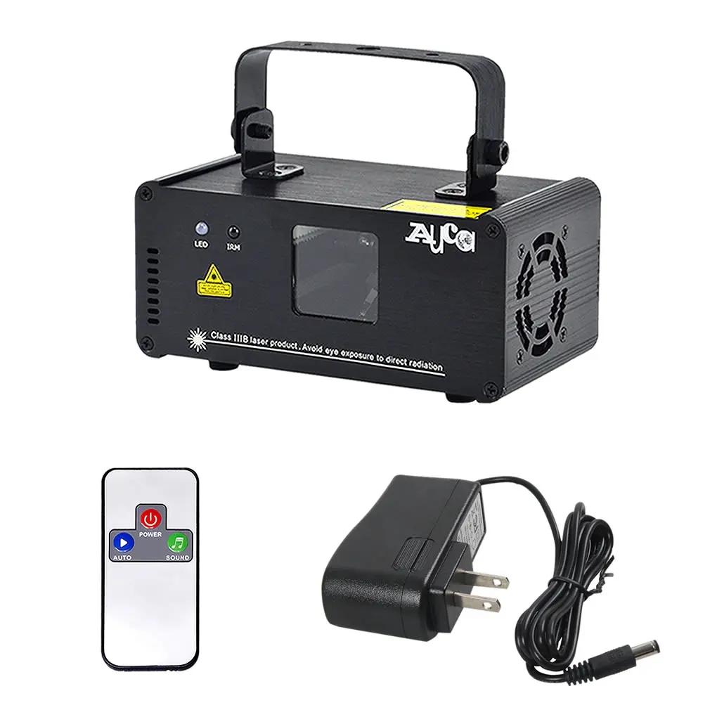 AUCD мини беспроводной пульт дистанционного управления DMX 150 мВт фиолетовое сканирование луча проектор Лазерный сканер огни DJ вечерние лампы для дома шоу сценическое освещение V150