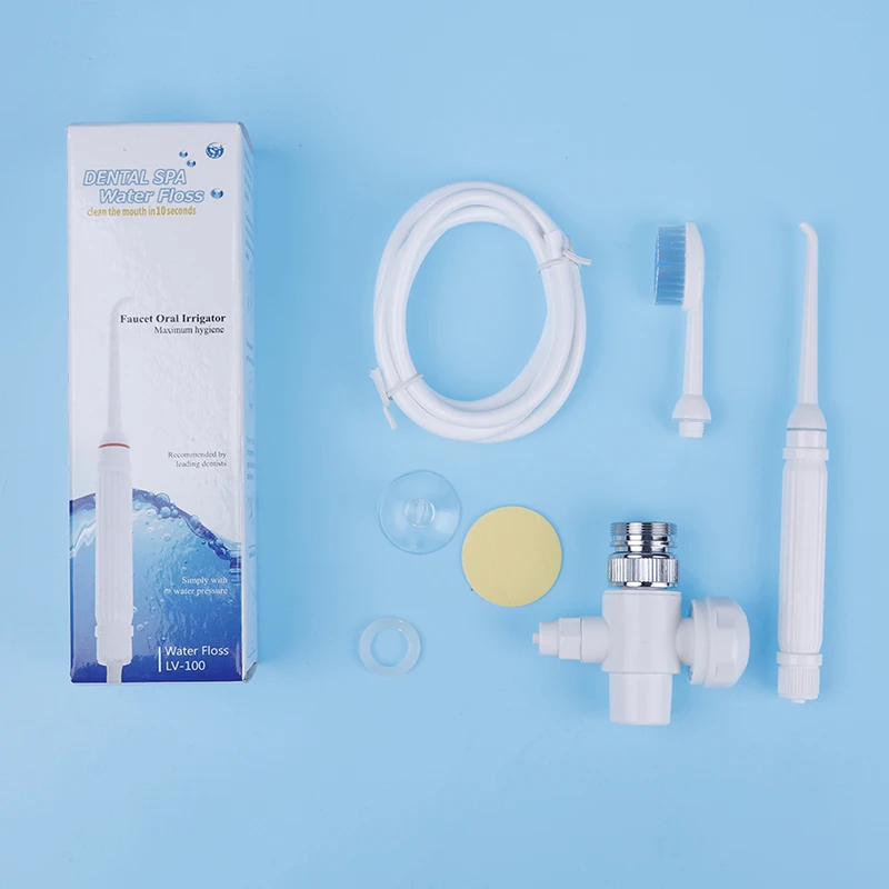 Water Jet Dental Irrigator Flosser Tooth Cleaner Faucet Toothbrush Implements Oral Care | Красота и здоровье