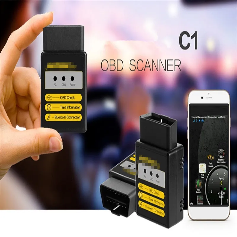 

Offical AUTOOL C1 OBD2 Scanner V1.5 Bluetooth/WIFI OBD2 OBD II Auto Car Diagnostic Scanner Better than ELM327 Free Shipping