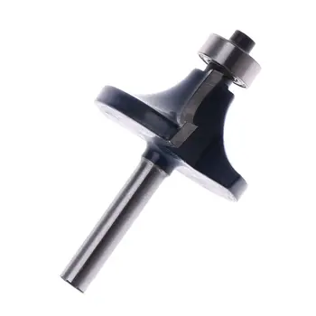 

1/4 Shank Round over Beading Edging Router Bit Set Carbide Tipped Tenon Cutter for Woodworking Engraving Tools 649E