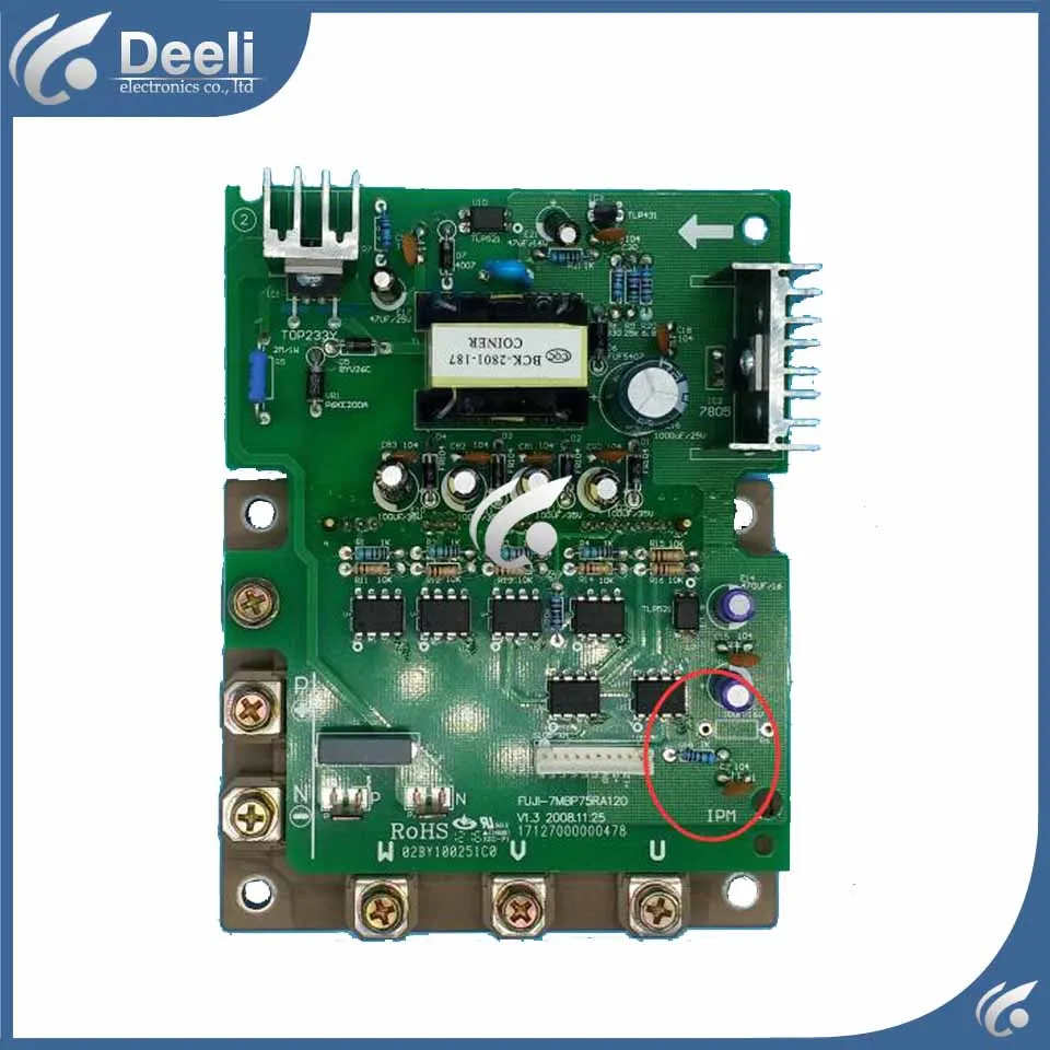 

95% new for air conditioning control board Computer board FUJI-7MBP75RA120 ME-POWER-75A