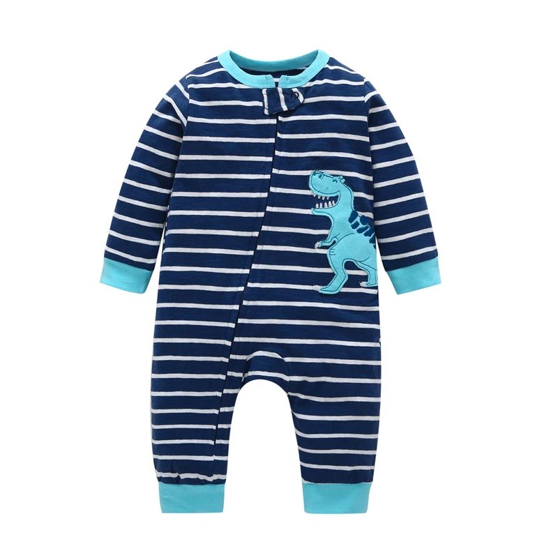 От 0 до 12 месяцев, Infantil, Одежда для новорожденных,, цельный комбинезон для маленьких мальчиков, комбинезон с длинными рукавами, Осенний хлопковый комбинезон
