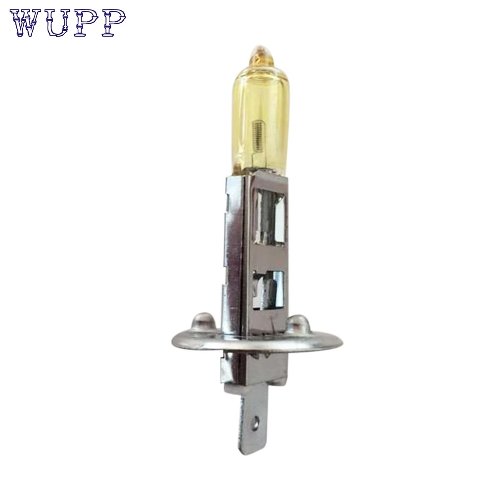Wupp 2 шт 12В Ксеноновые яркие H1 55W 4000K газовые галогенные фары желтые лампочки Nov20
