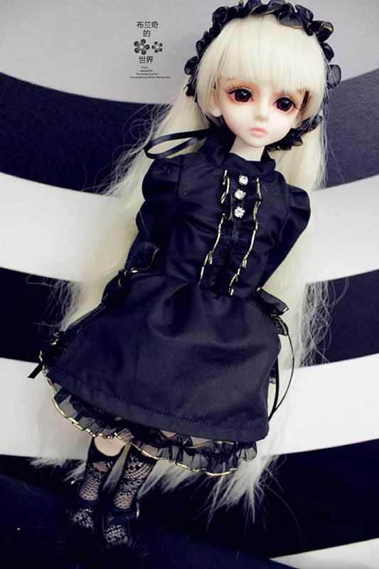 black doll dress