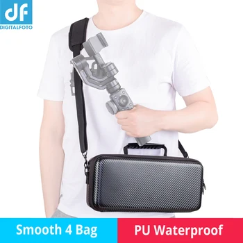 

PU waterproof /Nylon smooth 4 bag carrying case portable handbag shoulder bag for zhiyun smooth 4 gimbal shooting outside