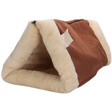 2 в 1 кошачий туннельный спальный мешок, мягкое удобное гнездо, теплый домик для домашних животных, Самонагревающиеся тепловые принадлежности P7Ding