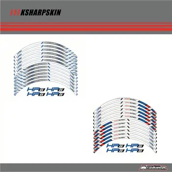 

Motorcycle Wheel Rim Decals Wheel Reflective Stickers Stripes For BMW HP6