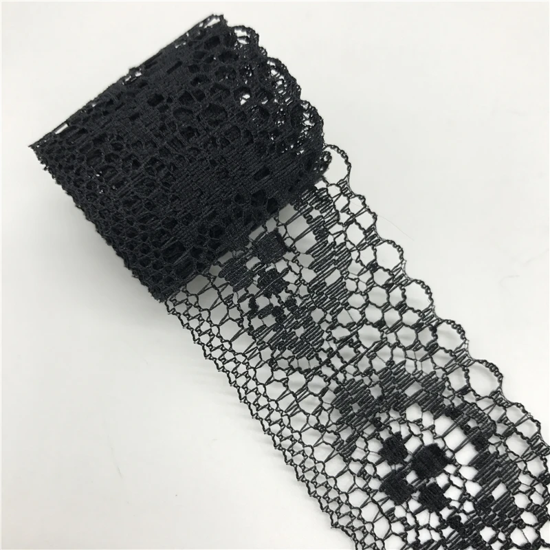 Lace Ribbon 10yards/lot 35mm Bilateral Handicrafts Embroidered Trim Decorations DIY Sewing Fabric lace ribbon lace sewing supplies lace sewing accessories lace decoration lace accessories lace garment accessories lace fabric