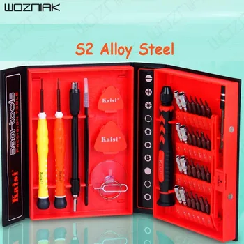 

Wozniak 38 In 1 Screwdriver Set Precision Repair Disassemble Tools Kit S2 Alloy Steel Material For Phone Computer Crowbar