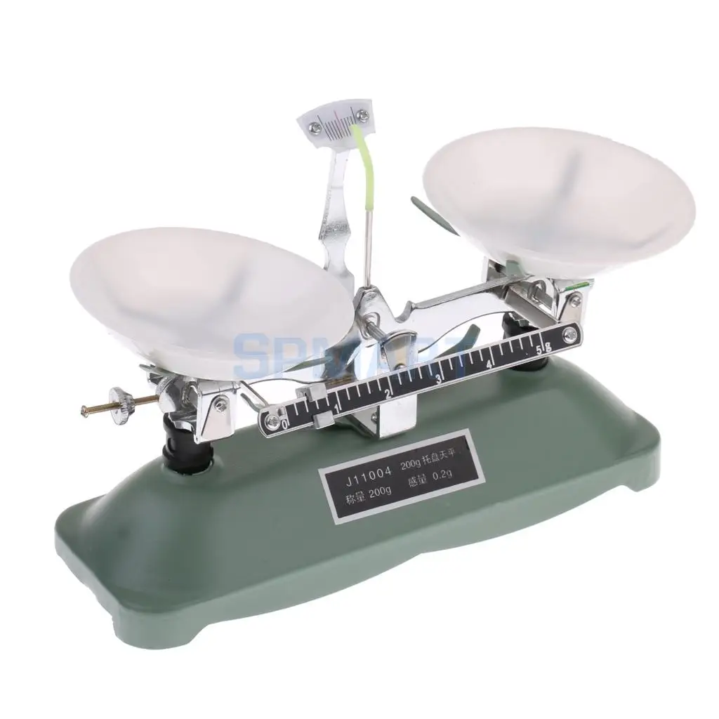 200 Gram Table Balance Scale with Weights for School Physics Teaching Tool Lab Equipment