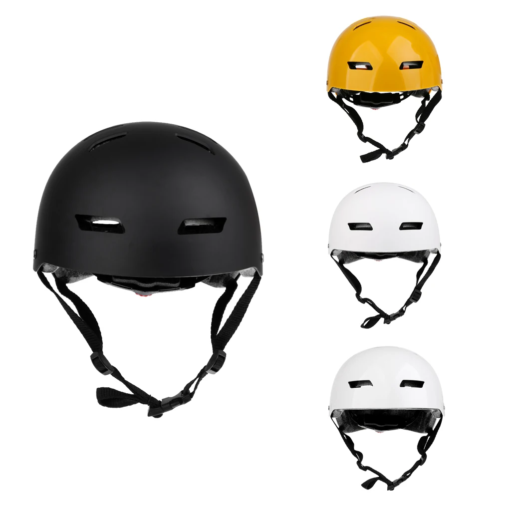 Water Sports Safety Helmet & Adjustable Chin Strap for Kayak Canoe Boat Rafting Wakeboard Skateboard Cycling - Choice of Color