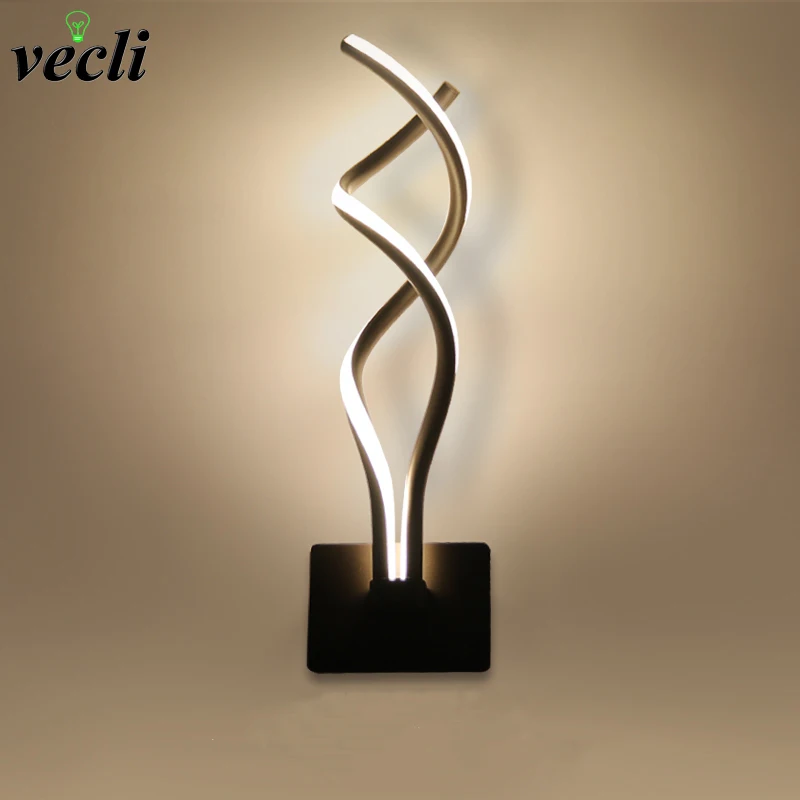 Günstige Led Wandleuchte Moderne Beleuchtung weiß Spiegel Wandleuchte Licht Decor Schlafzimmer Treppe Wohnzimmer Restaurant Bar Innen Leuchte