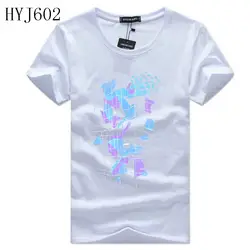 HYJ602-HYJ606 Мужская модная футболка пуловер Бесплатная доставка
