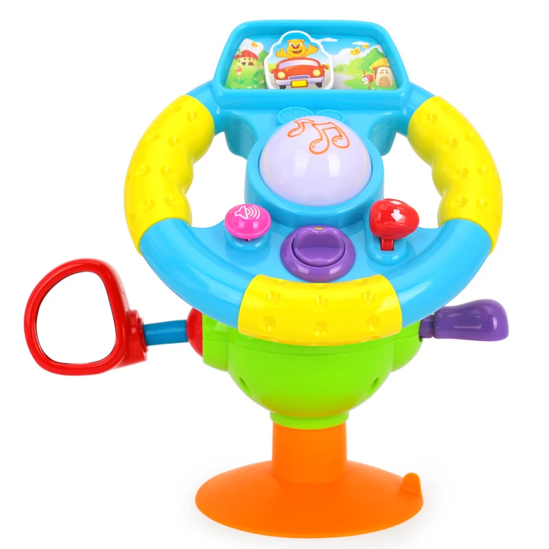 Игрушка baby car обучения Вождение руль играть свет, звук, музыка малыш подарок