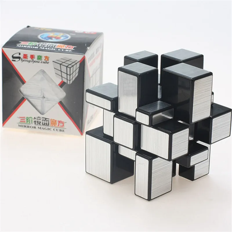 3x3x3 57 мм проволочный рисунок Стиль с глянцевым покрытием волшебный куб вызов Подарки головоломка зеркальные часы-кольцо с крышкой игрушки Специальные игрушки
