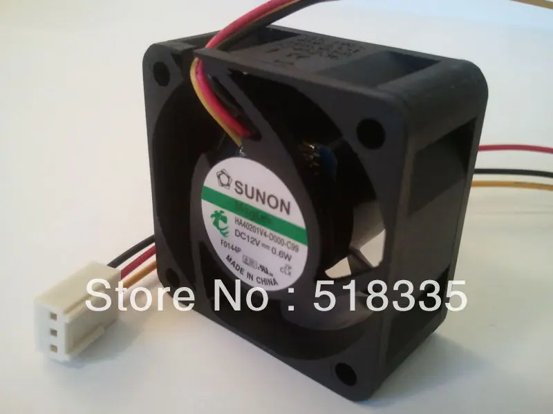 Sunon Maglev HA40201V4-0000-C99 4 см 40*40*20 мм 4020 DC 12V 0,6 W Супер тихий вентилятор