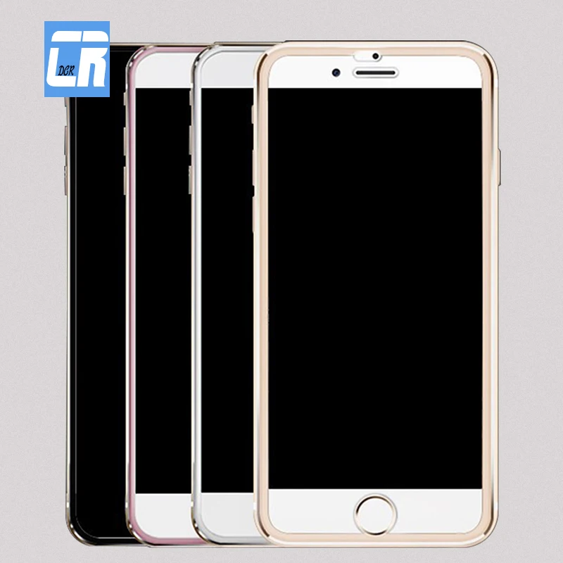 DCR 3D изогнутый край сплав закаленное стекло полное покрытие для iPhone X 8 плюс защитная пленка протектор экрана для iPhone 6 6s 7 plus