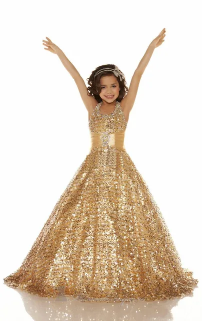 golden dress kids