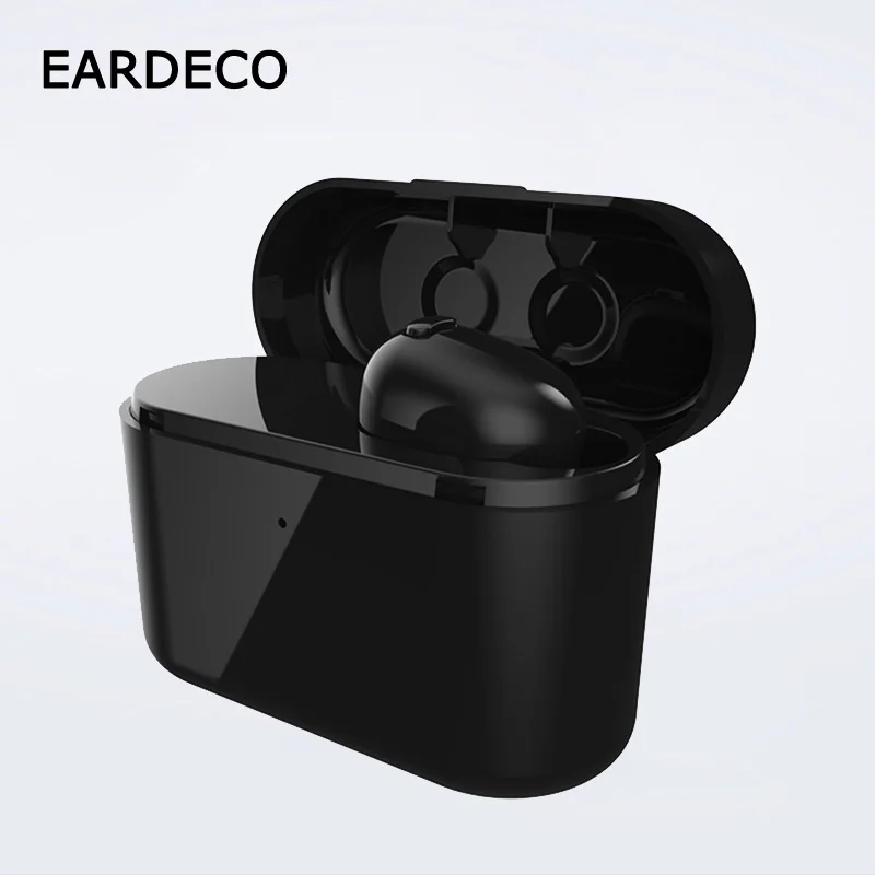 Наушники для зарядки EARDECO, мини беспроводные наушники, Bluetooth наушники, гарнитура с микрофоном, беспроводные наушники, наушники для телефона