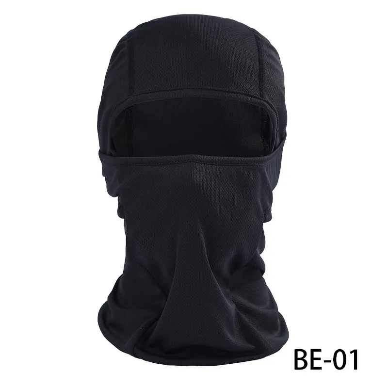 Ветрозащитная маска для лица Защита лыжника мотоциклетная теплая дышащая страйкбол велосипедная Мужская Солнцезащитная шляпа шлем Череп зимняя маска для рта 40x28 см - Цвет: 01 Black